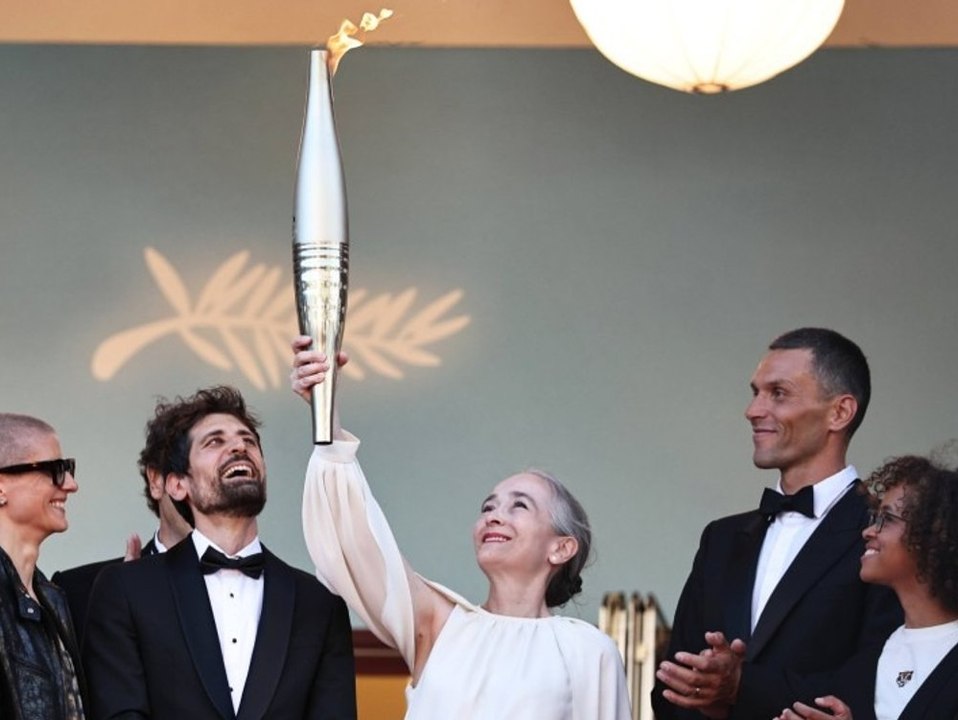 Olympisches Feuer erreicht Filmfestspiele
