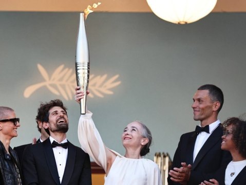 Olympisches Feuer erreicht Filmfestspiele