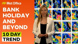 10 Day Trend 22/05/2024  – Drier weekend to come – Met Office weather forecast UK