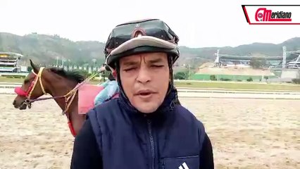¡Jockey profesional Johan Aranguren con linea para este domingo en La Rinconada!
