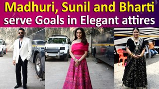 Madhuri Dixit, Sunil Shetty and Bharti Singh shine in Glamorous ensembles