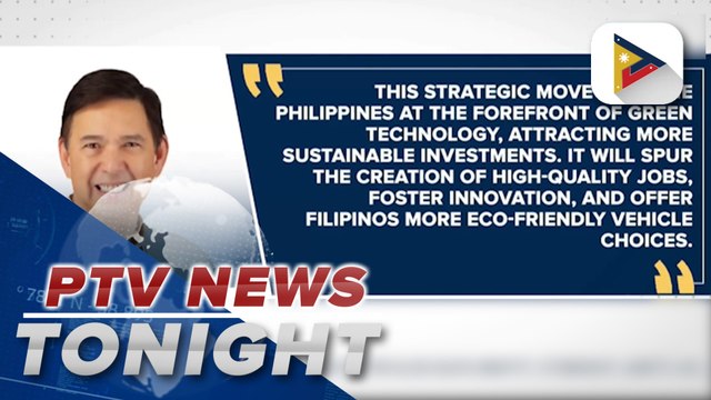 DOF chief says approval of EV incentive program to advance PH climate ambitions, generate more green jobs