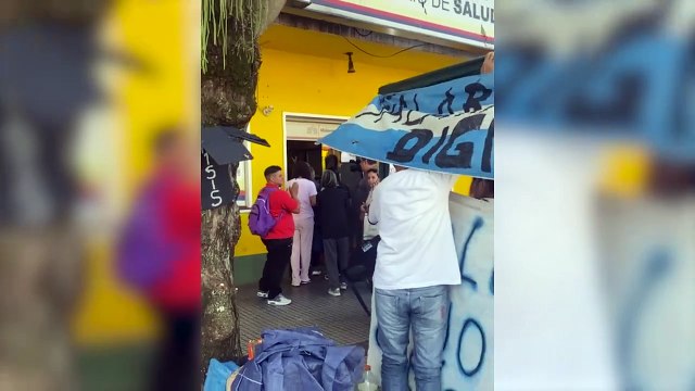 Protestas en el Ministerio de Salud Pública en Misiones