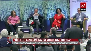 Xóchitl Gálvez plantea infraestructura hídrica en su reunión con el CNA