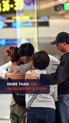 Shaken passengers arrive in Singapore after deadly turbulence-stricken flight