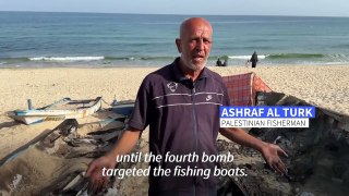 Rafah fishermen accuse Israel of dropping bombs on boats and attacking people