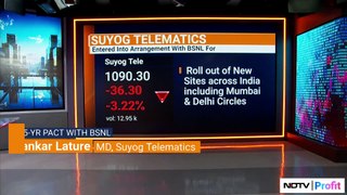 Suyog Telematic Signs 15-Year Pact With BSNL | NDTV Profit