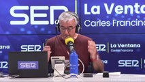 Carles Francino lee la carta que nos ha enviado un oyente mostrando su hartazgo