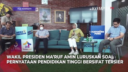 Wapres Maruf Amin soal Pendidikan Tinggi Tersier: Kuliah Penting, Tapi Tak Semua Harus Masuk Kuliah