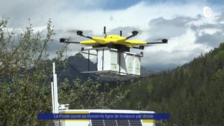 Reportage - La Poste teste la  livraison par drone dans le Vercors