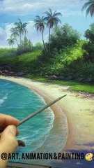  VS ❄️ #art #shorts #satisfying #painting