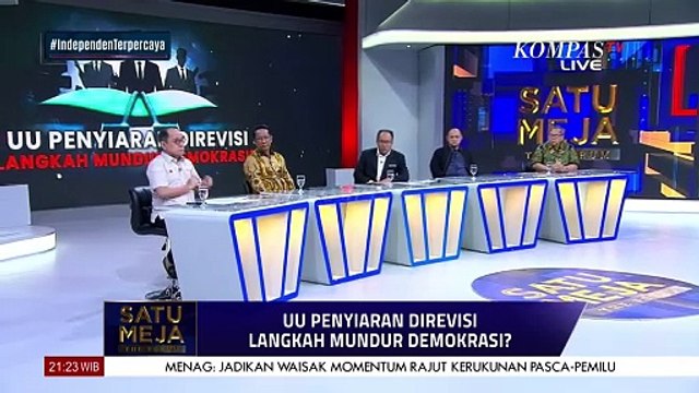 Revisi UU Penyiaran, Baleg DPR: Kami Akan Mengundang dan Mendengarkan dari Semua Pihak | SATU MEJA
