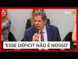 Haddad cita 'calote de Bolsonaro' após deputado pedir que ministro volte aos livros: 'O filho é teu'