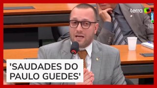 Deputado bolsonarista se confunde e chama Fernando Haddad de Paulo Guedes na Câmara
