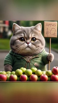 Cat heart touching sad story #cat #aicat #shorts #catvideos