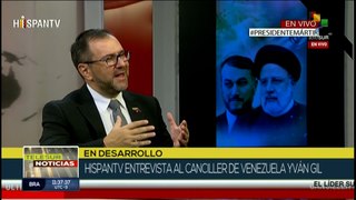 Gil: Venezuela e Irán unidos pese a la partida del pdte. Raisi