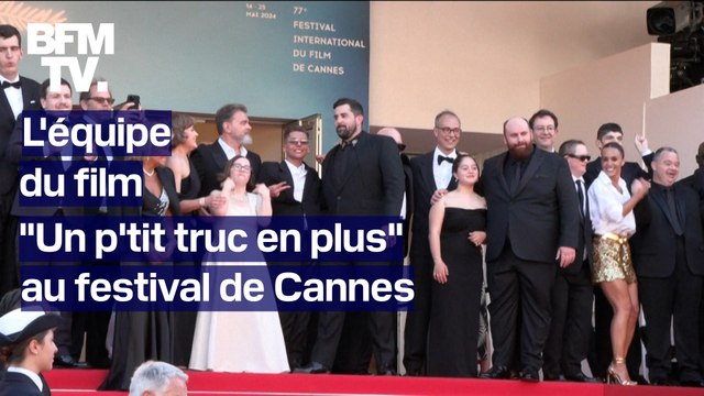Festival de Cannes: l'équipe du film Un p'tit truc en plus d'Artus monte les marches