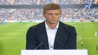 El discurso de Toni Kroos en su presentación con el Real Madrid en 2014