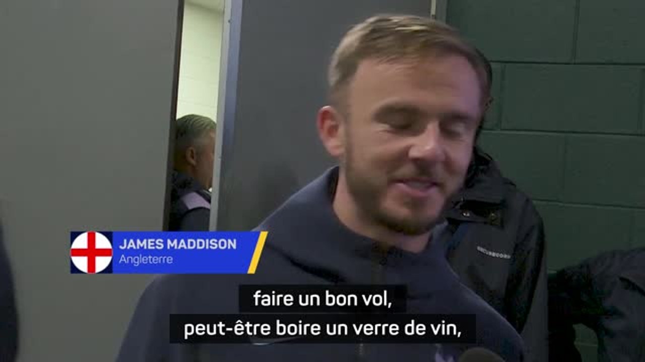 Angleterre - Maddison va "peut-être boire un verre de vin" pour fêter sa convocation