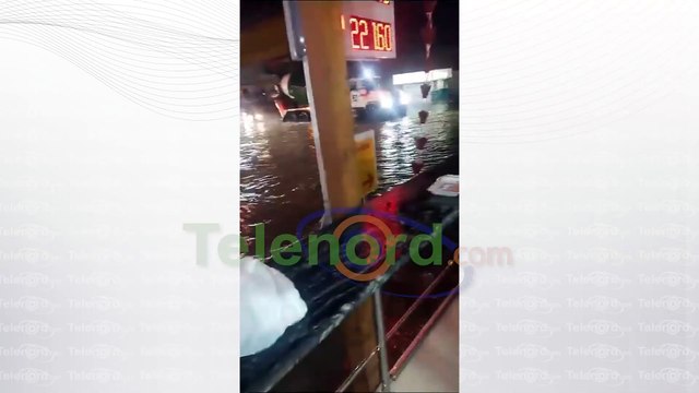 Ventarrón provoca inundaciones y daños en San Francisco de Macorís