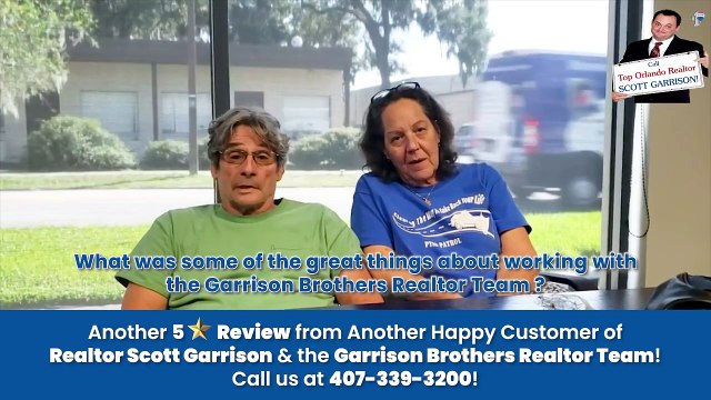 Customer REVIEWS Top Orlando Realtor Scott Garrison Team | Review Video #8
