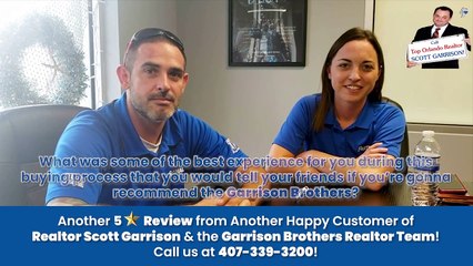 Customer REVIEWS Top Orlando Realtor Scott Garrison Team | Review Video #10