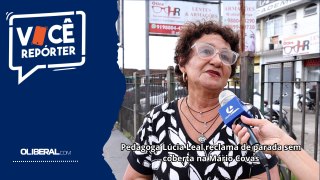 Pedagoga Lúcia Leal reclama de parada sem coberta na Mário Covas