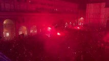 Bologna, che festa! In migliaia per la Champions