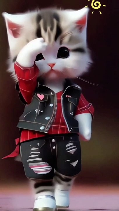 how cute cat dancing.mp4