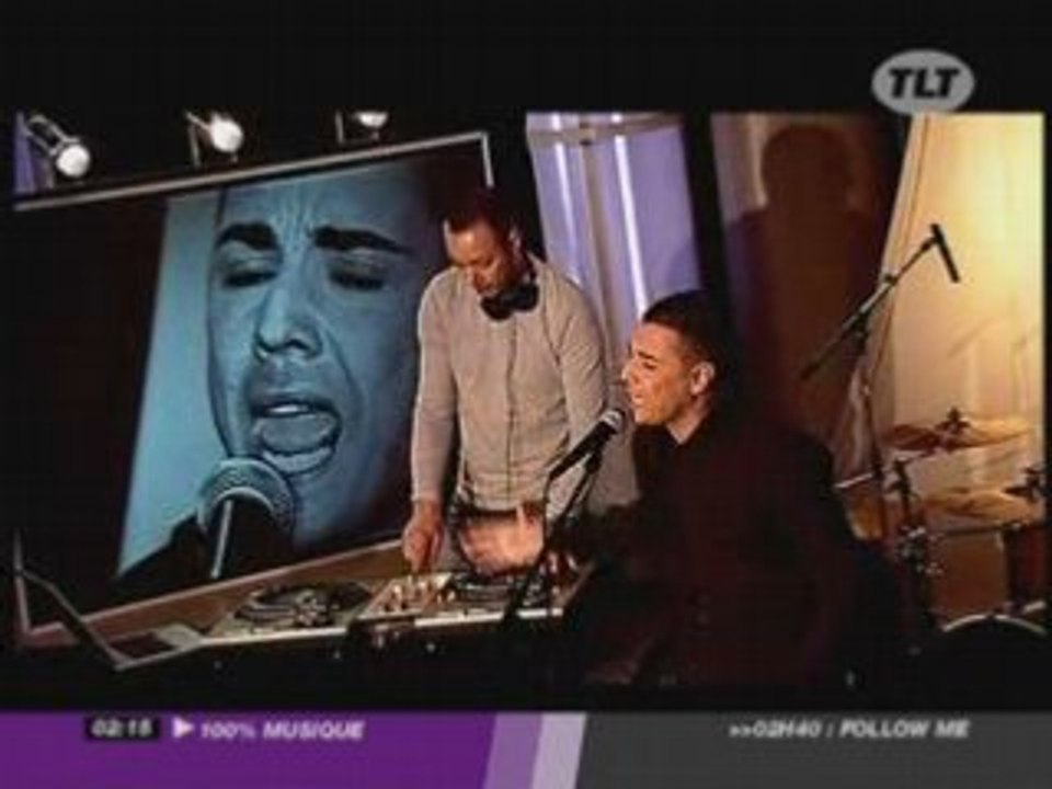 Ryes a l'emission 100%musique sur tlt "si tu me mens"