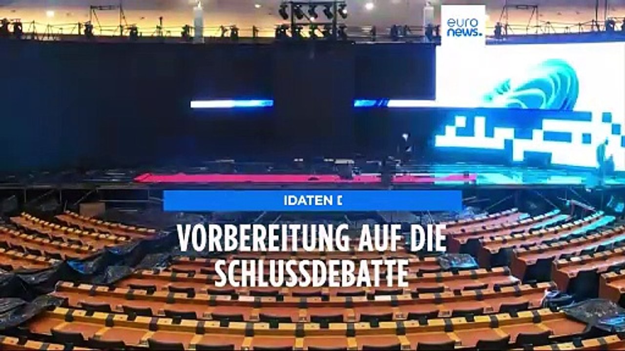 Spitzenkandidaten der Europawahl: Vorbereitung auf die Schlussdebatte