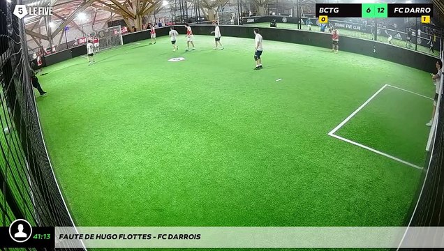 Faute de Hugo FLOTTES - FC DARROIS