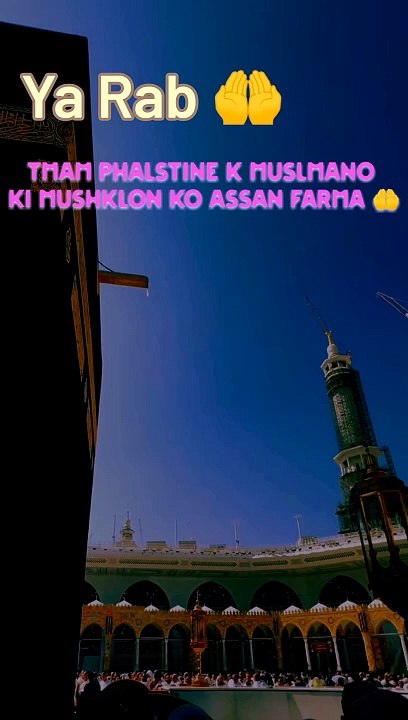 ya Rab phalstine k muslmano ki mushklon ko Assan farma  