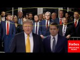 BREAKING NEWS: Trump—Flanked By Son Donald Trump Jr., Ronny Jackson, & More—Speaks Outside NYC Trial