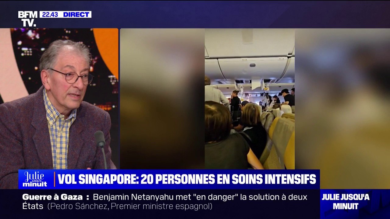 Vol Londres-Singapour: "C'est assez rare d'avoir autant de blessés sur ce genre de situation", explique Édouard Obadia (médecin réanimateur, spécialiste en médecine aéronautique)