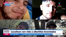 Localizan con vida a cuatro albañiles luego de ser privados de su libertad en Jalisco