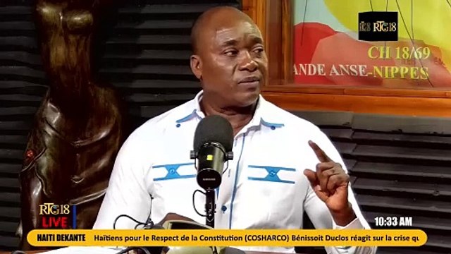 Kòdonatè Kòdonatè COSHARCO an Bénissoit Duclos di yo chwazi Dr. Garry Conille pou vin Premye Minis.