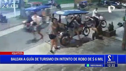 Preocupante inseguridad: hampones balean a guía de turismo que llevaba US$6 mil