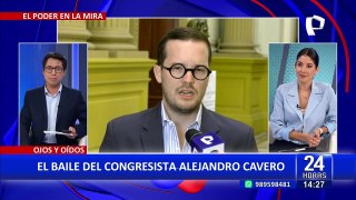 El baile de Alejandro Cavero: Congresista de Avanza País se movió al ritmo de la 