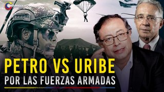 Petro se va contra Uribe por pedirle a las Fuerzas Armadas desobedecerlo