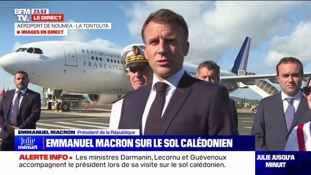 Emmanuel Macron en Nouvelle-Calédonie: À l'issue de cette journée, des décisions seront prises et des annonces seront faites