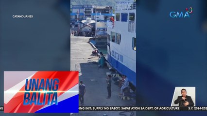 Paghihigpit sa mga daungan ng Catanduanes, ipinag-utos para maiwasan ang pagpasok ng African Swine Fever | Unang Balita