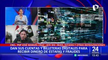 PNP advierte que prestar cuentas bancarias a criminales es complicidad delictiva