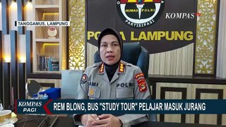 Rem Blong! Bus Pelajar di Lampung Masuk Jurang 6 Meter