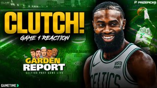 Celtics Finally EXECUTE in Crunch Time | Garden Report ECF Game 1 Reaction