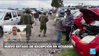 Informe desde Quito: Gobierno de Ecuador anuncia segunda fase del estado de excepción