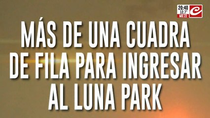 Milei presenta su libro: más de una cuadra de fila para ingresar al Luna Park