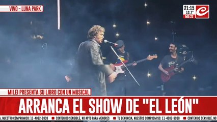 Así arrancó el show de Javier Milei en el Luna Park
