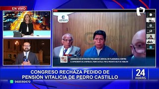 Pedro Castillo no recibirá pensión vitalicia de S/15,600 como expresidente tras decisión del Congreso
