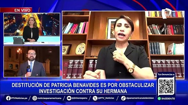 Patricia Benavides: Junta Nacional de Justicia la destituye como fiscal suprema y fiscal de la Nación
